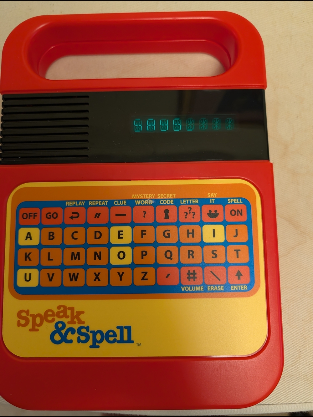 Speak & Spell Classic Electronic Learning Toy - Red/Yellow